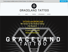 Tablet Screenshot of gracelandtattoo.com